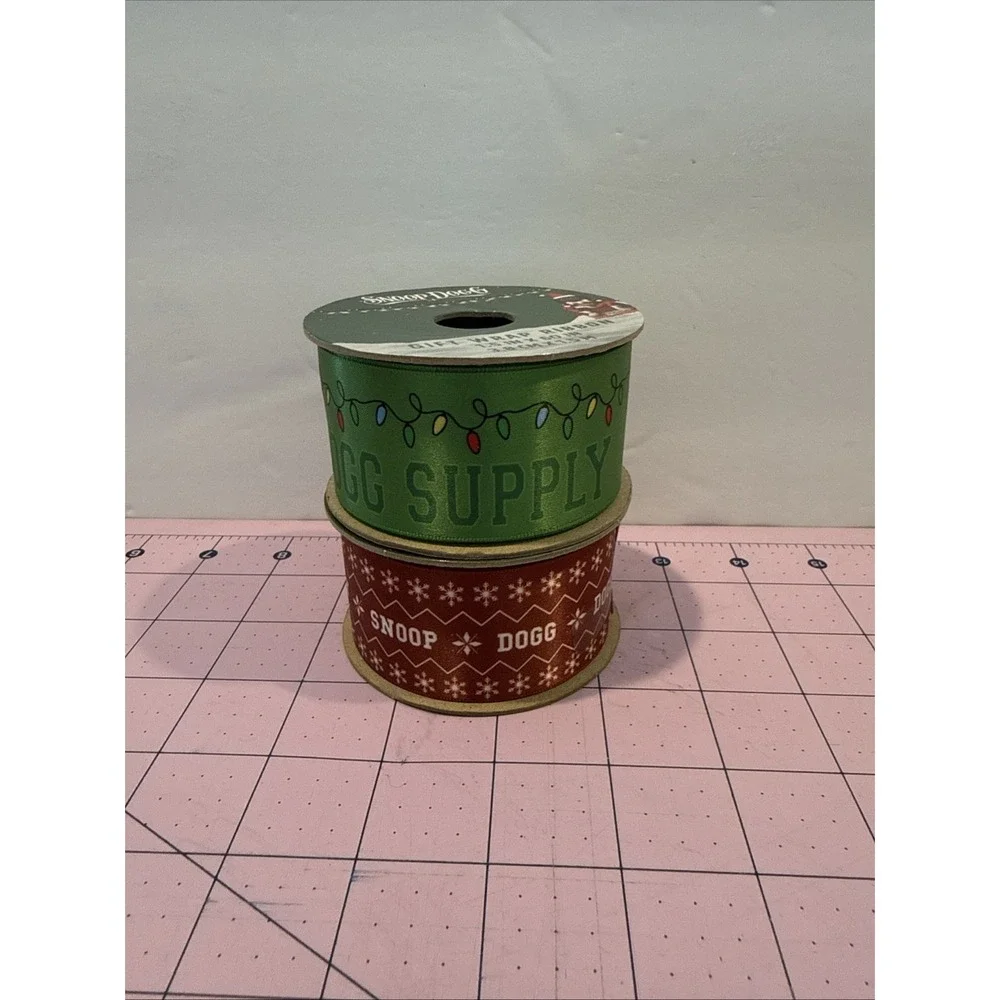 2 Snoop Dogg Gift Wrap Ribbon 1.5